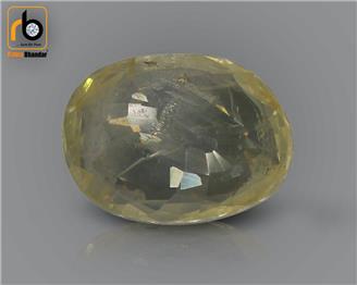 NATURAL UNHEATED,UNTREATED  Yellow Sapphire / Pukhraj (S) 3.32 CTS ( 92844 )